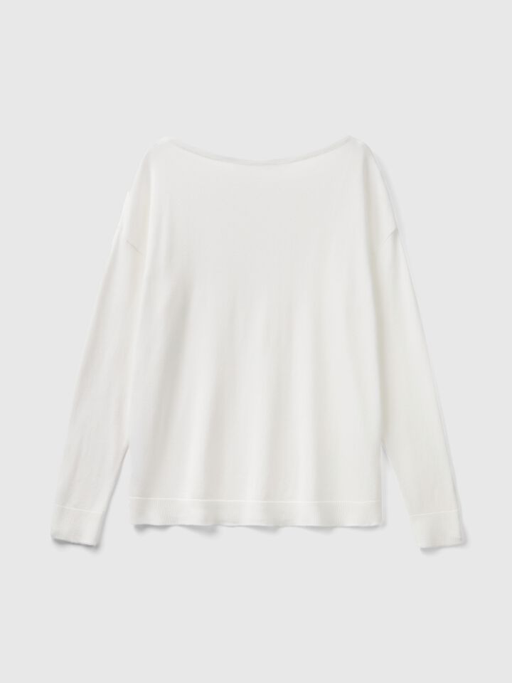 BOAT-NECK SWEAT.L/S Mujer image number 5